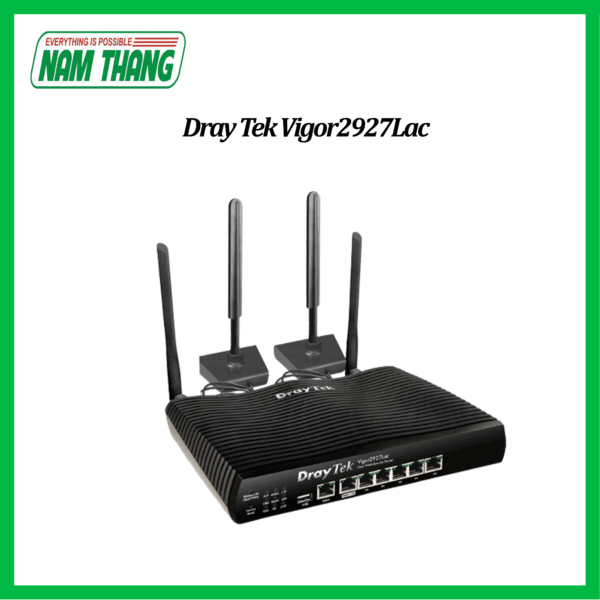 Vigor292LAC 4G LTE Embedded Dual-WAN VPN Firewall Router - 4G VPN WiFI Dualband Router chuyên nghiệp