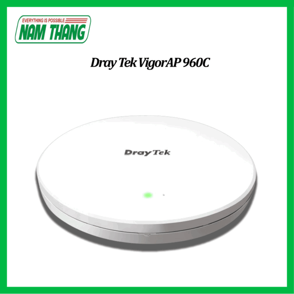 VigorAP960C -  Access Point Ốp trần Dual-Band Wi-Fi 6 AC1800 - thiết bị phát WiFi Cao Cấp và chuyên dụng cho Doanh nghiệp, Khách Sạn, Resort...