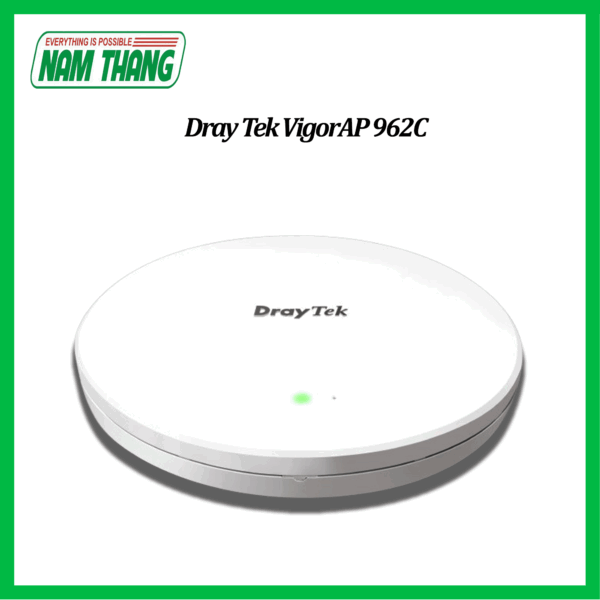 VigorAP962C- Access Point Ốp trần Dual-Band Wi-Fi 6 AX3000  - thiết bị phát WiFi Cao Cấp và chuyên dụng cho Doanh nghiệp, Khách Sạn, Resort...