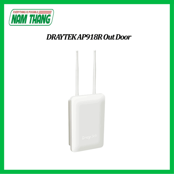 AP918R Out Door Access Point 802.11ac Wave 2 Dual-Band - thiết bị Access Point Outdoor, chuẩn IP-67 chống nước và bụi, dạng cao cấp chuyên dụng cho Doanh Nghiệp, Nhà máy, Resort, Hotel