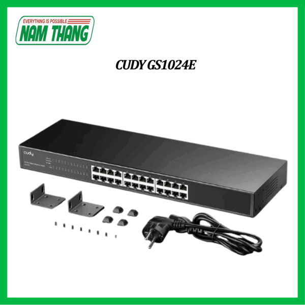 CUDY GS1024E - 24 Port Gigabit Smart Managed Switch - Switch 24 cổng Gigabit có quản lý phù hợp cho doanh nghiệp vừa và nhỏ