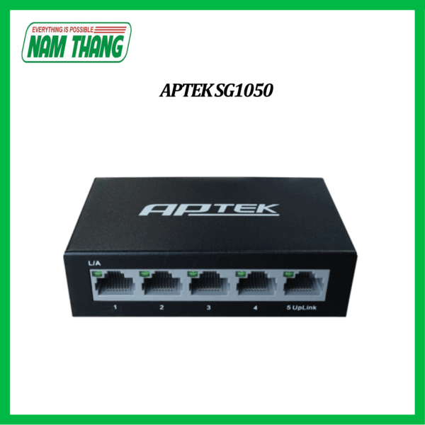 APTEK GE122A - Gigabit PoE Spliter 48V chuyển nguồn 48V sang 12V/2A