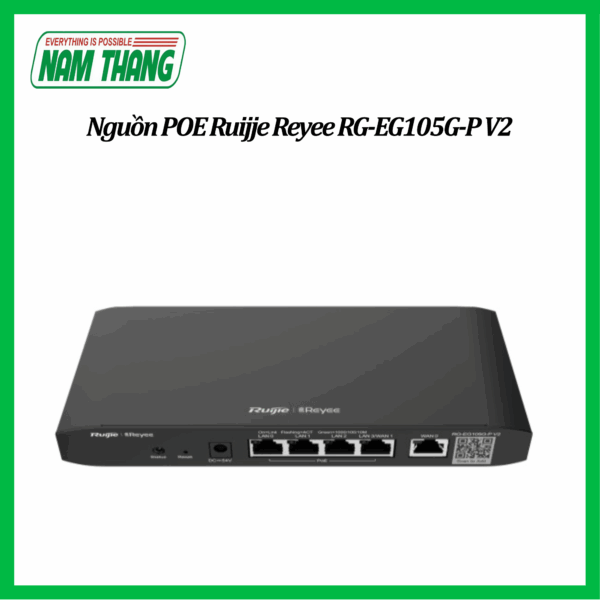 Smart Gateway 5 cổng Ruijie Reyee RG-EG105G-P V2
