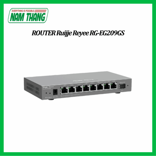 Smart Gateway 1 cổng quang Ruijie Reyee RG-EG209GS