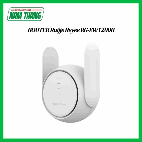 Bộ phát Smart Home WiFi Dual-band hỗ trợ Mesh Ruijie Reyee RG-EW1200R