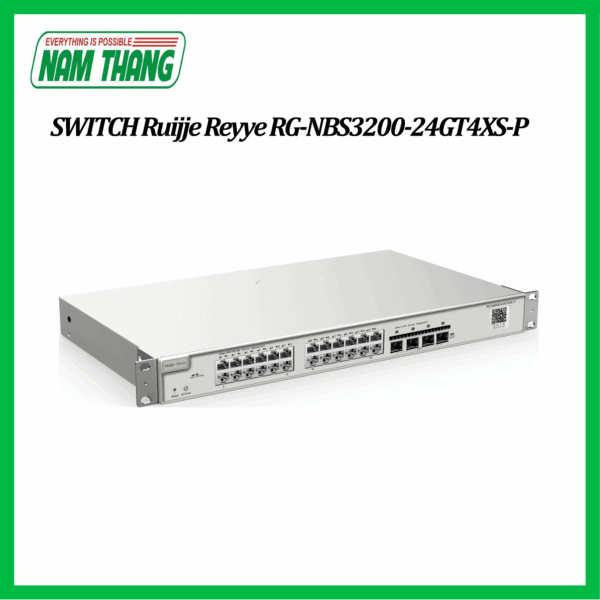 Switch POE 24 cổng RUIJIE REYEE RG-NBS3200-24GT4XS-P