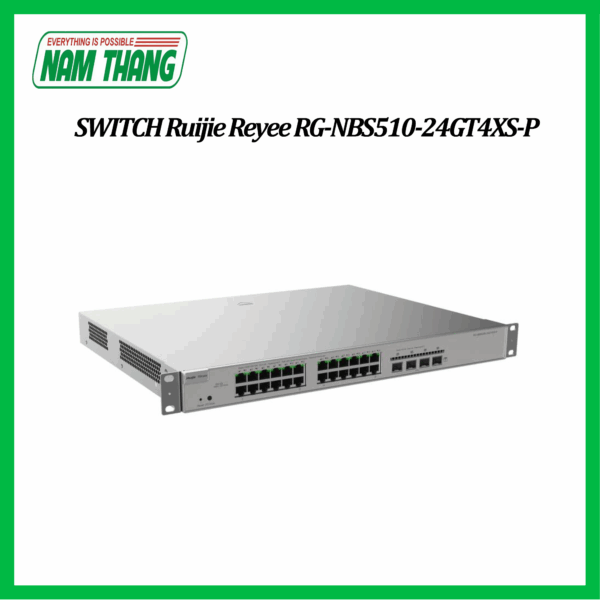 Switch 24 cổng RUIJIE RG-NBS5100-24GT4SFP