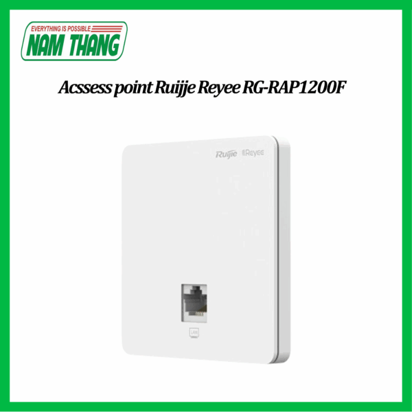 Bộ phát Wifi gắn âm tường RUIJIE REYEE RG-RAP1200(F)