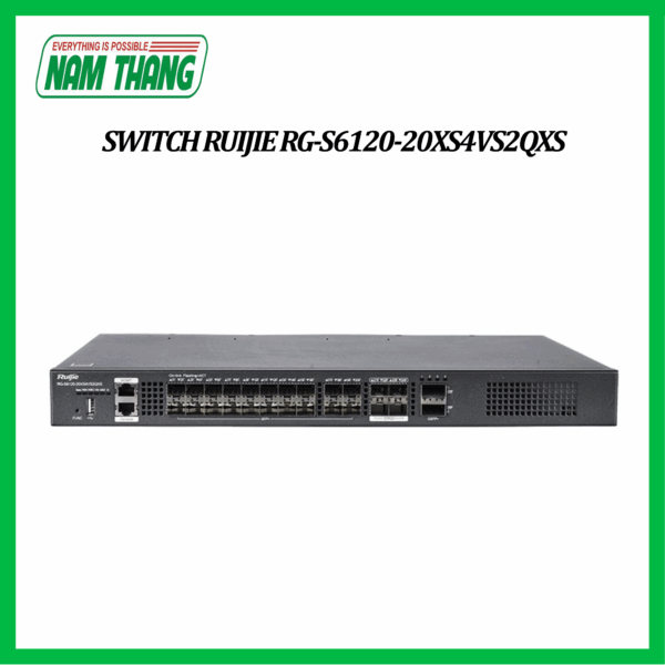Bộ chuyển mạch dành cho Data Center RUIJIE RG-S6120-20XS4VS2QXS