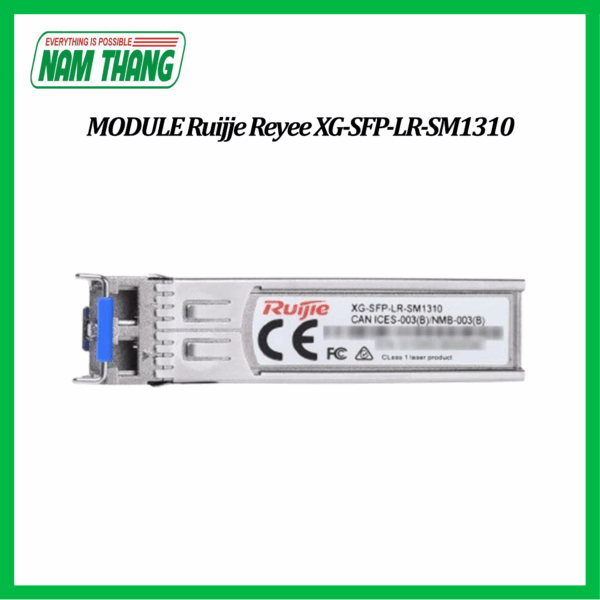 Thiết bị Module Quang RUIJIE XG-SFP-LR-SM1310, 10GBASE-SR, SFP+ Transceiver, khoảng cách tối đa 10km