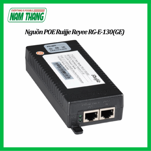 Bộ cấp nguồn PoE cho thiết bị Wifi Ruijie Reyee RG-E-130(GE)
