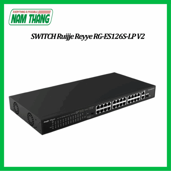 Switch 24 cổng RUIJIE RG-ES126S-LP V2