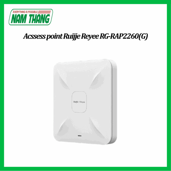 Bộ phát Wifi ốp trần hoặc gắn tường Ruijie Reyee RG-RAP2260(G)